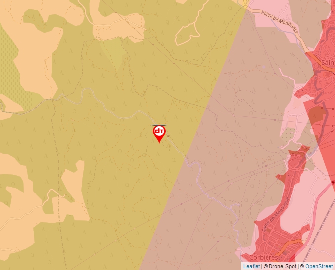 Carte Géoportail pour les drones de loisir