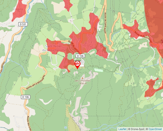 Carte Géoportail pour les drones de loisir