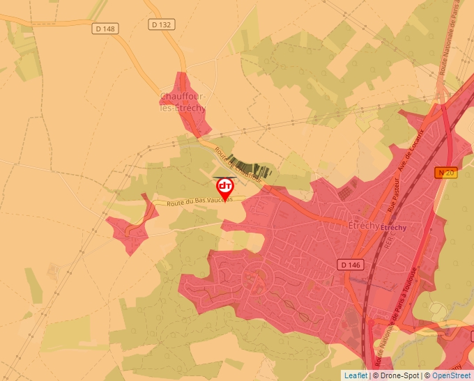 Carte Géoportail pour les drones de loisir