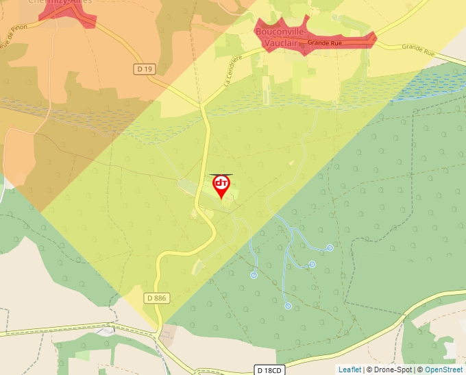 Carte Géoportail pour les drones de loisir