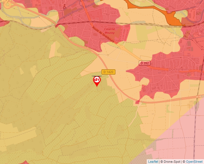 Carte Géoportail pour les drones de loisir