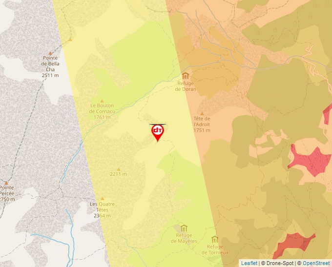 Carte Géoportail pour les drones de loisir