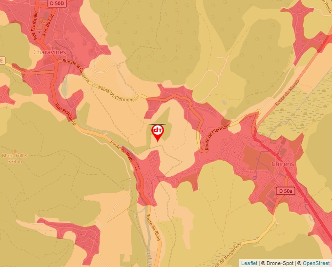 Carte Géoportail pour les drones de loisir