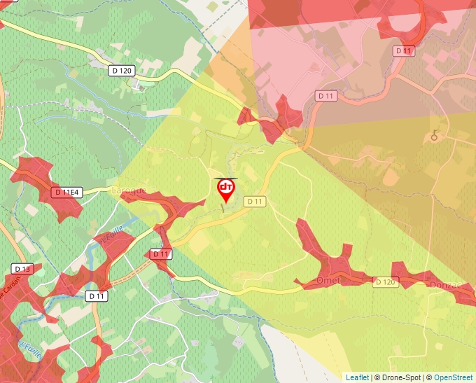 Carte Géoportail pour les drones de loisir