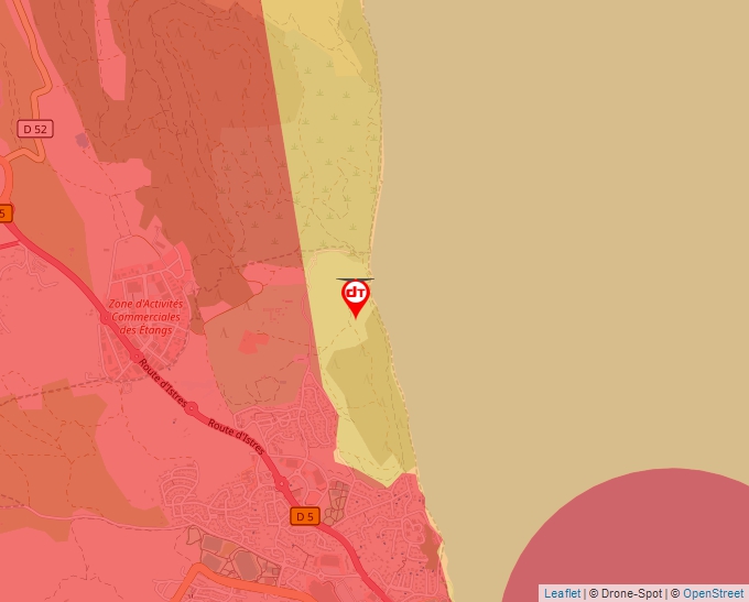 Carte Géoportail pour les drones de loisir