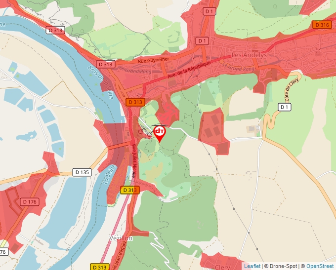 Carte Géoportail pour les drones de loisir