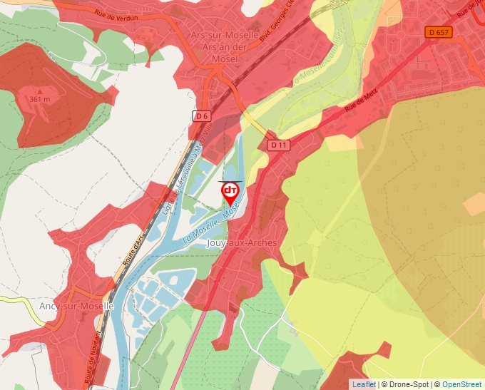 Carte Géoportail pour les drones de loisir