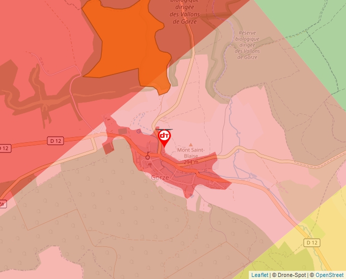 Carte Géoportail pour les drones de loisir