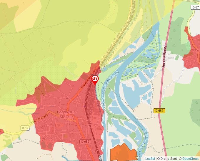 Carte Géoportail pour les drones de loisir