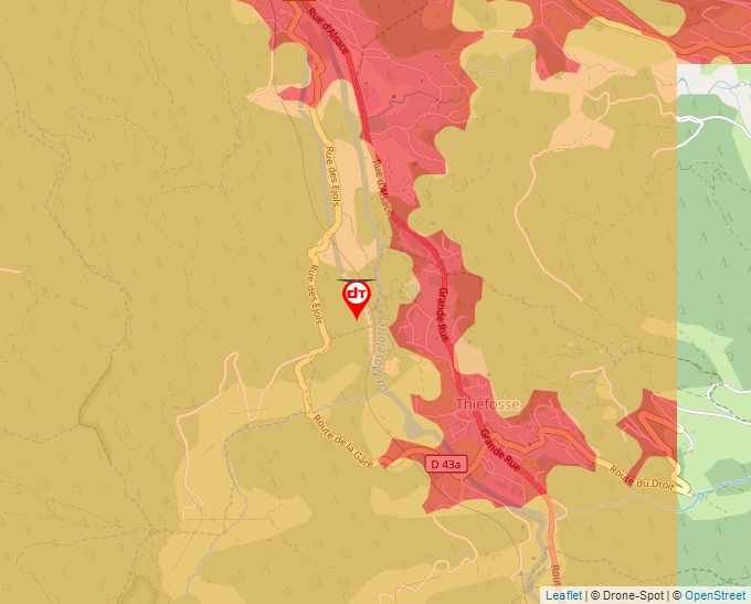 Carte Géoportail pour les drones de loisir