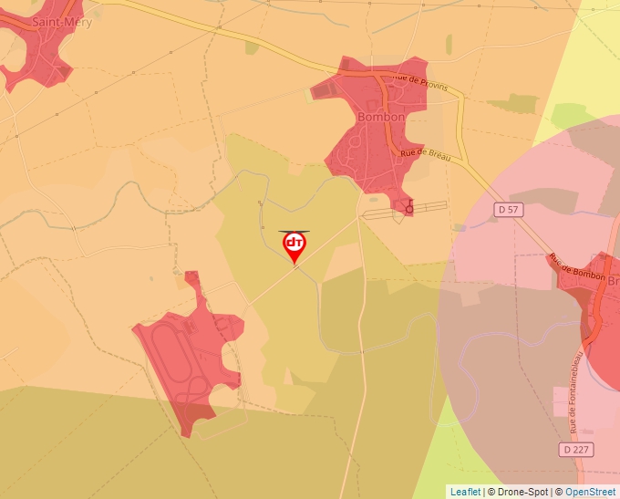 Carte Géoportail pour les drones de loisir