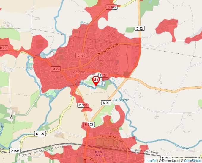 Carte Géoportail pour les drones de loisir