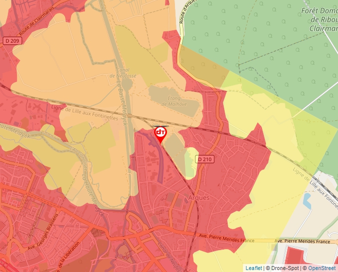 Carte Géoportail pour les drones de loisir