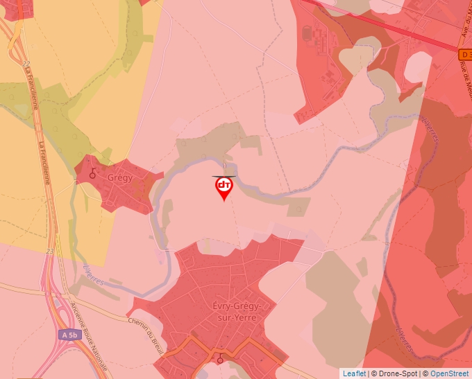 Carte Géoportail pour les drones de loisir