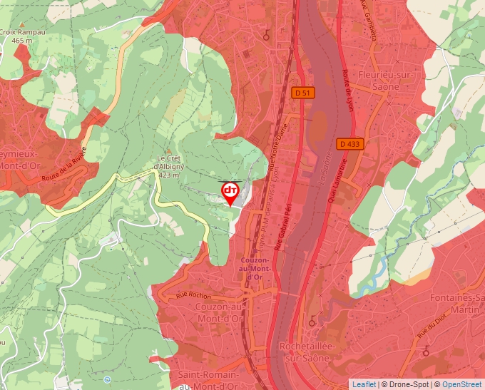 Carte Géoportail pour les drones de loisir