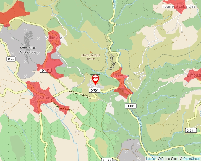 Carte Géoportail pour les drones de loisir