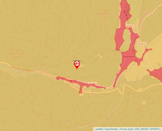 Carte Géoportail pour les drones de loisir