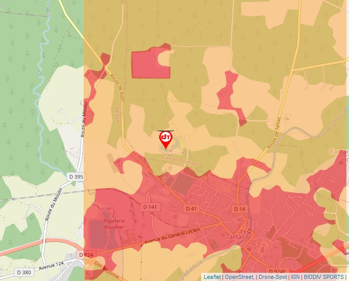 Carte Géoportail pour les drones de loisir