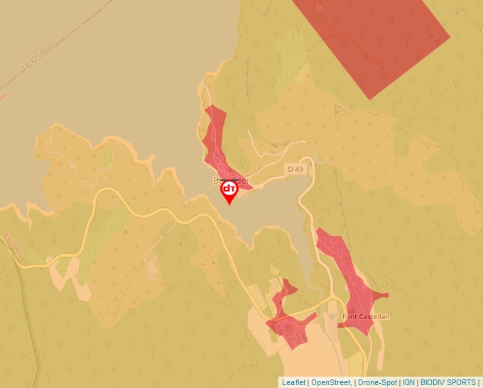 Carte Géoportail pour les drones de loisir