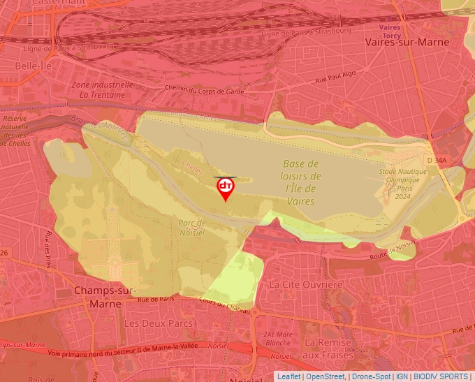 Carte Géoportail pour les drones de loisir