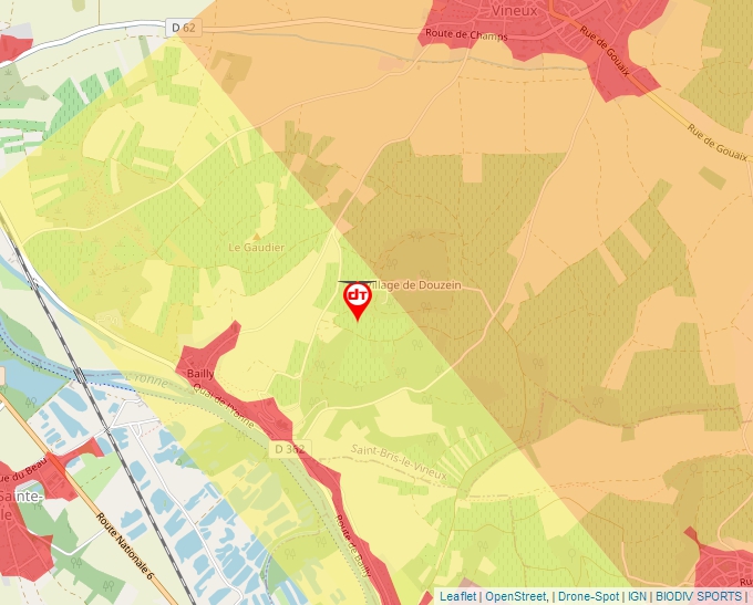 Carte Géoportail pour les drones de loisir