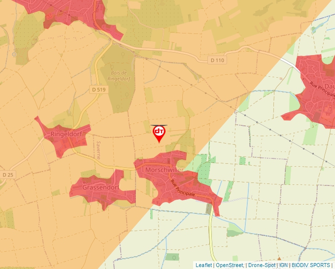 Carte Géoportail pour les drones de loisir