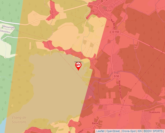 Carte Géoportail pour les drones de loisir