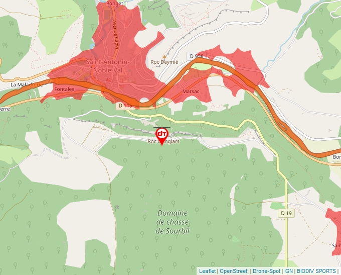 Carte Géoportail pour les drones de loisir