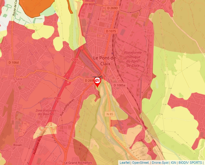 Carte Géoportail pour les drones de loisir