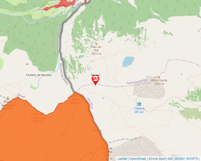 Carte Géoportail pour les drones de loisir