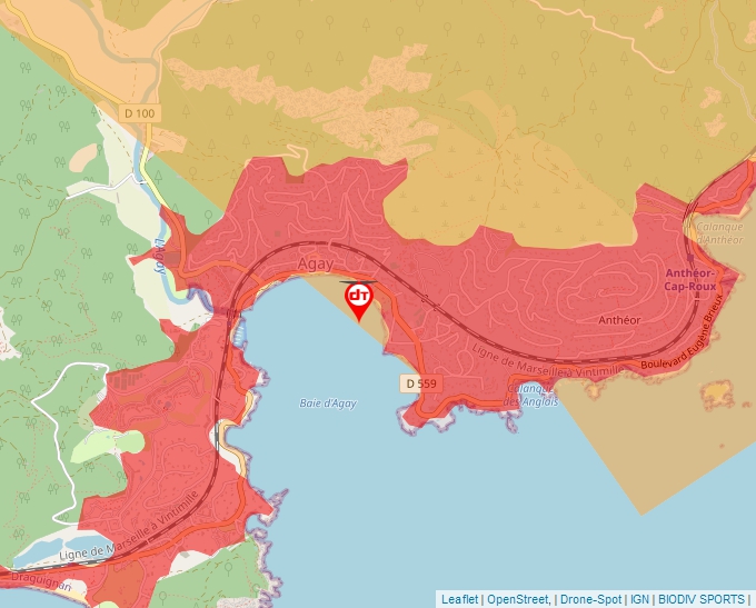 Carte Géoportail pour les drones de loisir