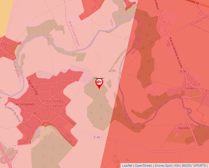 Carte Géoportail pour les drones de loisir