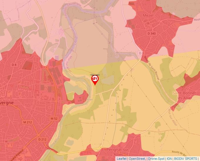 Carte Géoportail pour les drones de loisir
