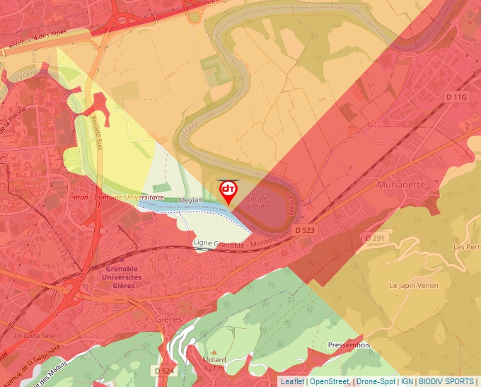 Carte Géoportail pour les drones de loisir