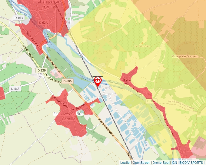 Carte Géoportail pour les drones de loisir