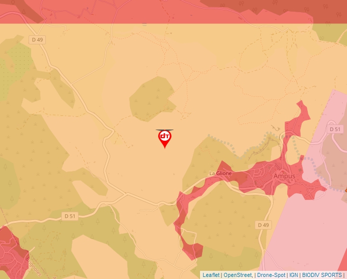 Carte Géoportail pour les drones de loisir