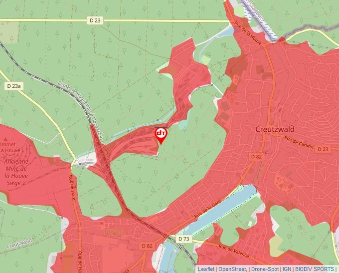 Carte Géoportail pour les drones de loisir