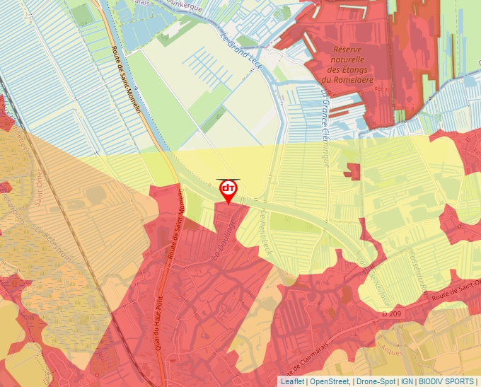 Carte Géoportail pour les drones de loisir