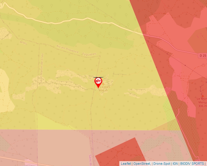 Carte Géoportail pour les drones de loisir