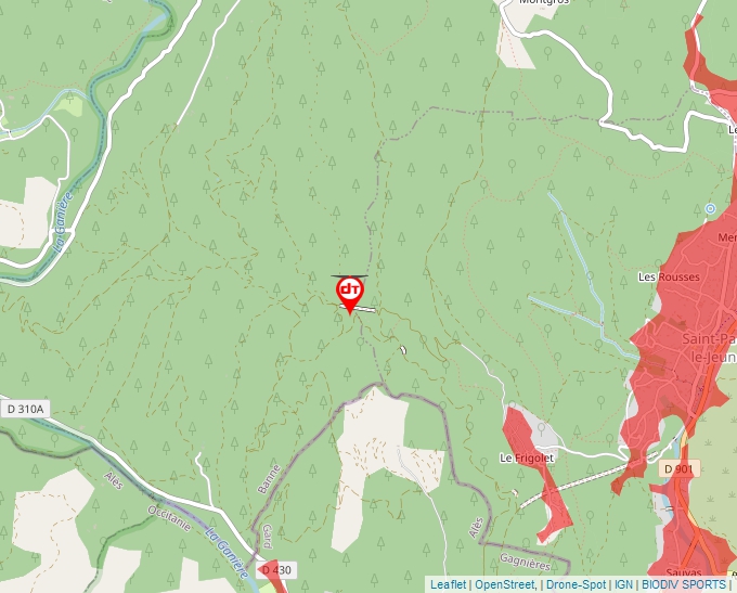 Carte Géoportail pour les drones de loisir