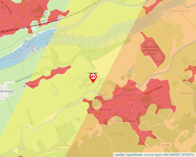 Carte Géoportail pour les drones de loisir