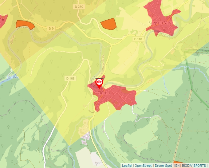 Carte Géoportail pour les drones de loisir