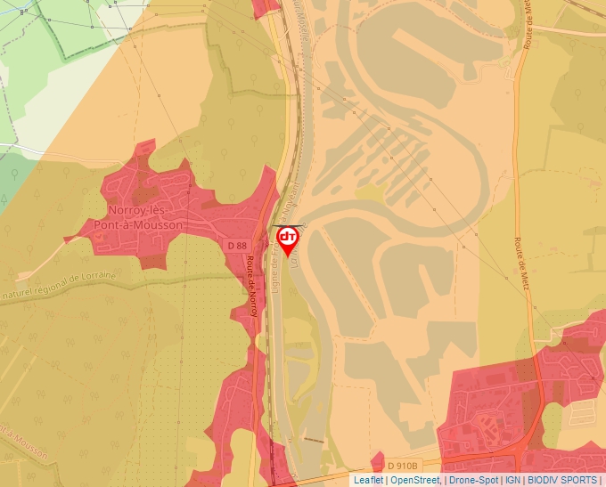 Carte Géoportail pour les drones de loisir