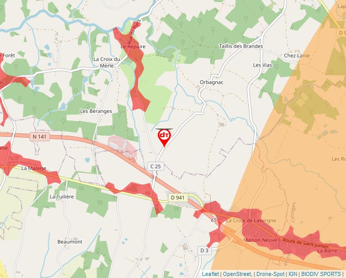 Carte Géoportail pour les drones de loisir