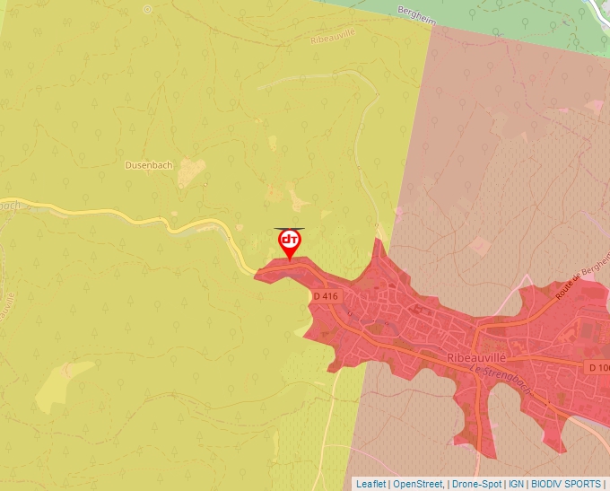 Carte Géoportail pour les drones de loisir