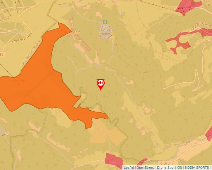 Carte Géoportail pour les drones de loisir