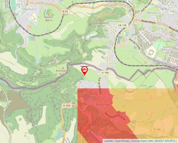 Carte Géoportail pour les drones de loisir