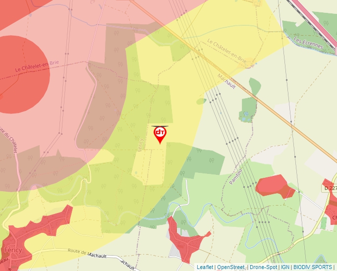 Carte Géoportail pour les drones de loisir