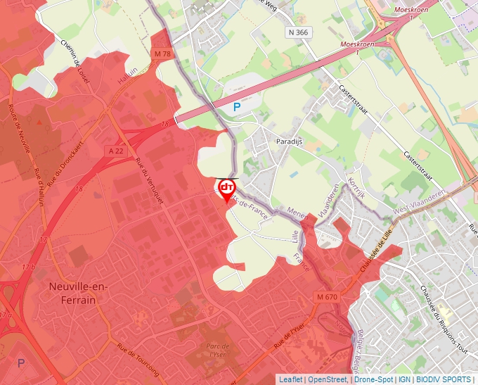 Carte Géoportail pour les drones de loisir