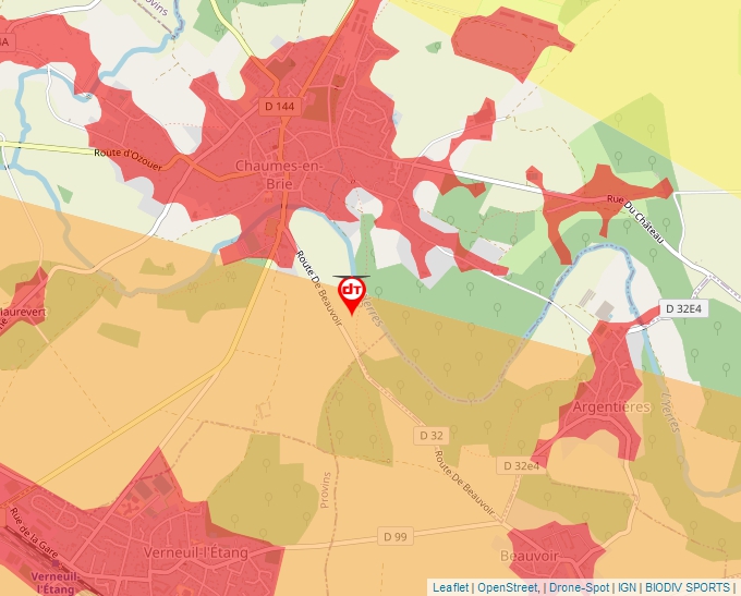 Carte Géoportail pour les drones de loisir